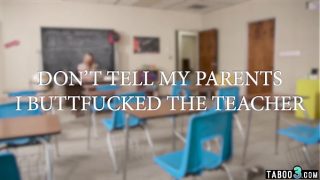 Shocked blonde mature teacher Lolly Dames cant resist her students BBC