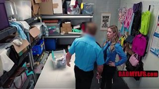 Female Cop Stuck In A Sticky Situation With Colleague – Sydney Paige | BadMylfs