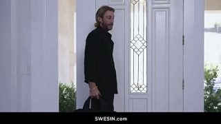 Seductive babysitter eager for pleasure, ready for wild adventures!