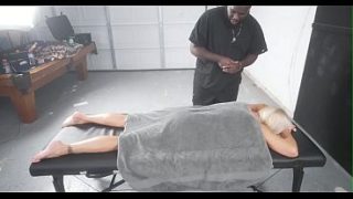 BLONDE GILF NEEDS A RUBDOWN MASSAGE AND A THICK BLACK COCK