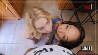 MOFOS – Anikka Albrite Catches Babysitter Madelyn Monroe Webcamming And Teaches Her The Real Sex Work
