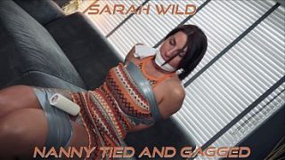 Sarah Wild – Babysitter Tape Gagged OTM and Bandana Gagged