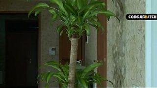 Horny Mature Cougar Takes Savage Pounding Then Greedily Eats His Cum